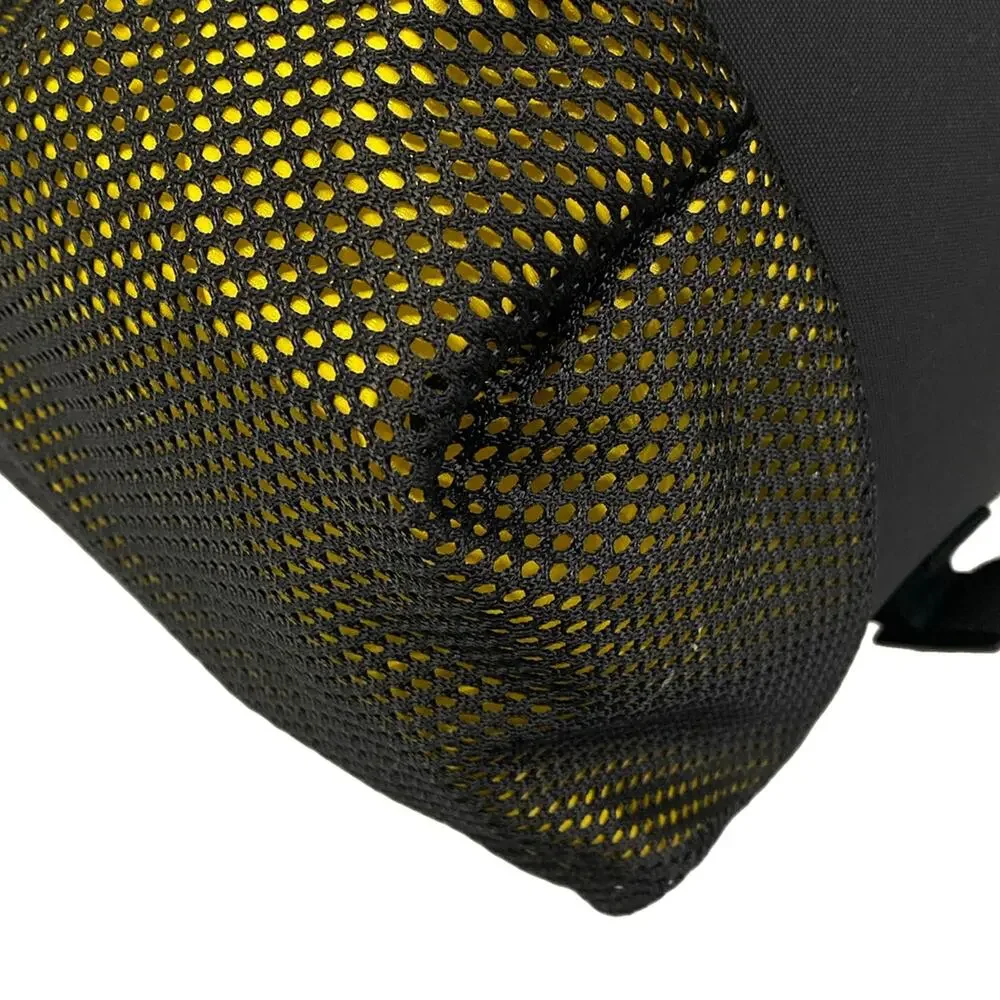 Bottega Veneta Backpack Dark Brown Black Yellow
